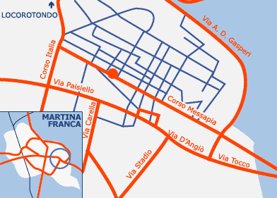 Mappa di Martina Franca